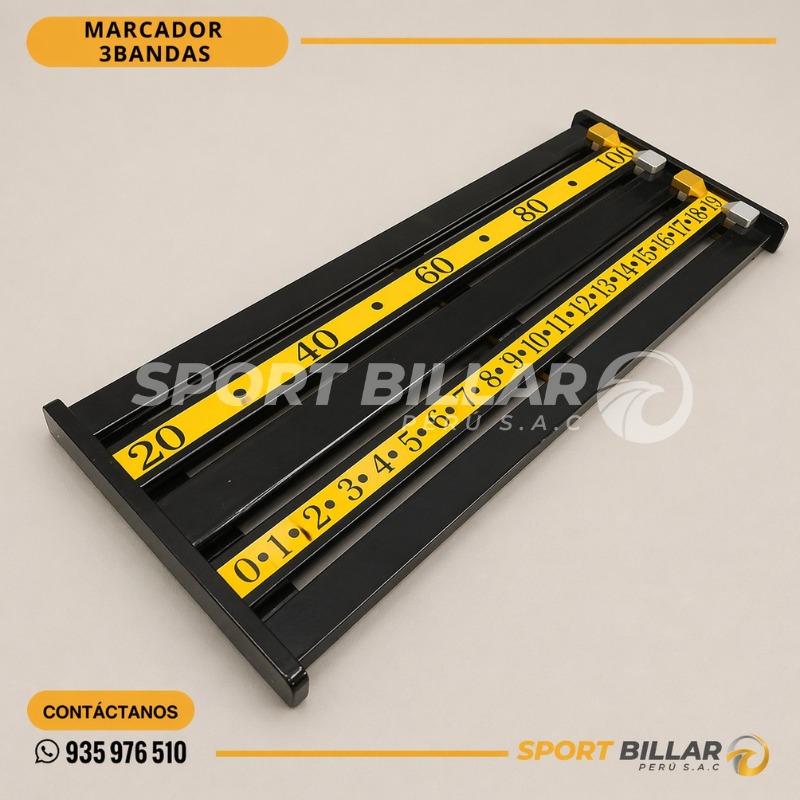 MARCADOR DE TRES BANDAS