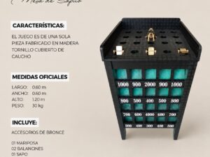 MESA DE SAPITO MODELO RAMBO DELUXE