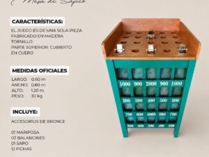 MESA DE SAPITO MODELO TÍPICO