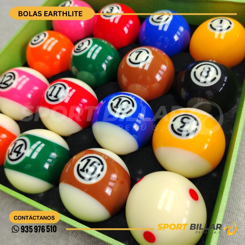 Juego de Bolas de Billar EARTHLITE - Imagen 3