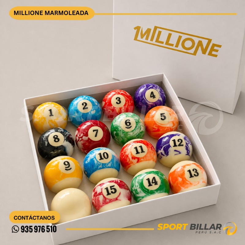 Juego de Bolas de Billar MILLIONE - Imagen 2