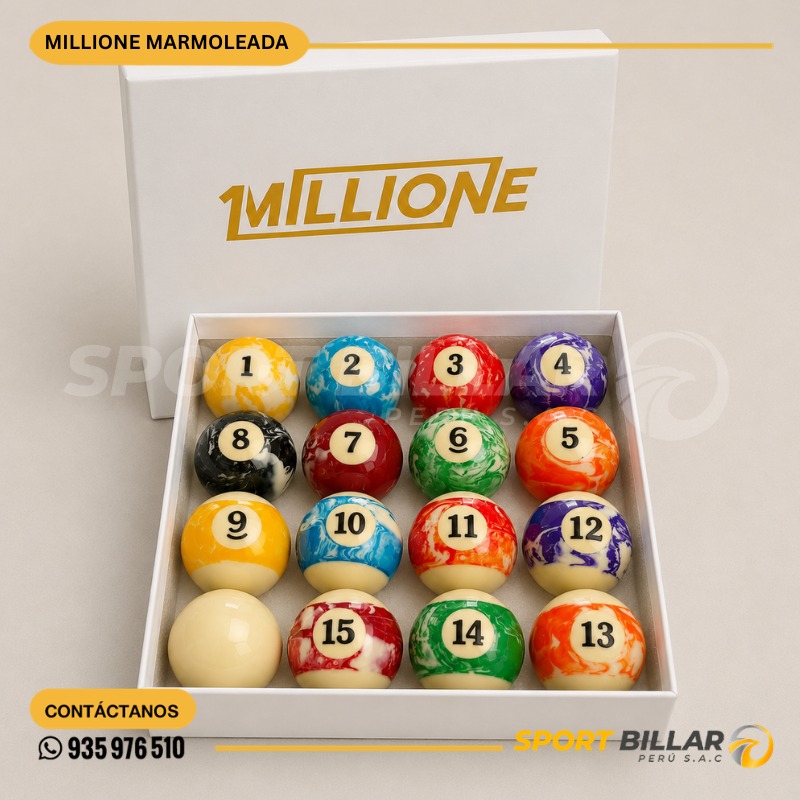 Juego de Bolas de Billar MILLIONE