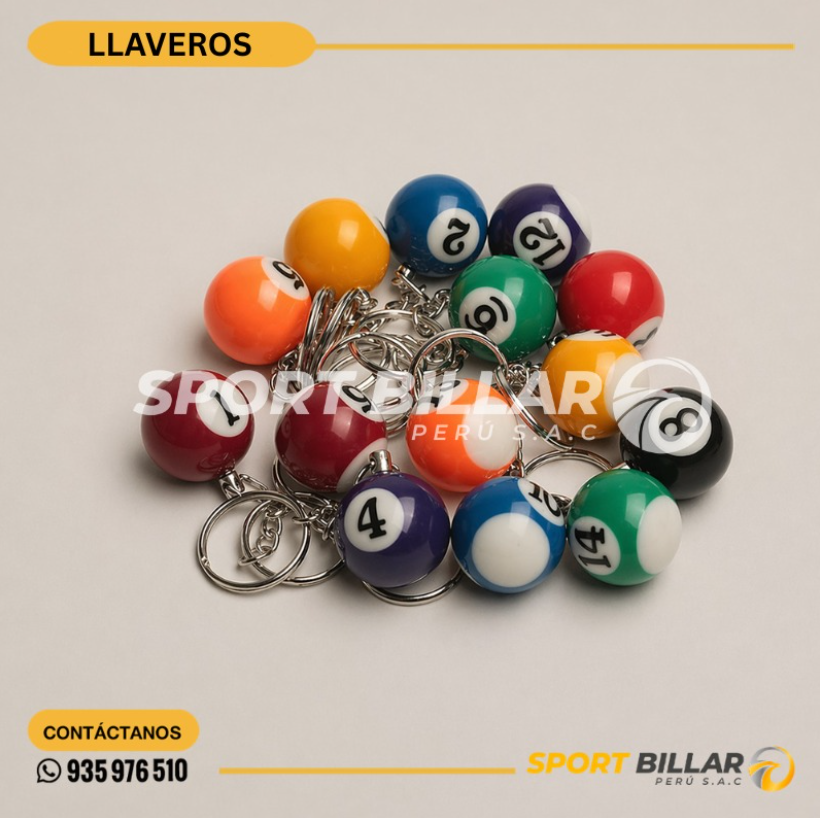 LLAVEROS DE BILLAR - Imagen 2