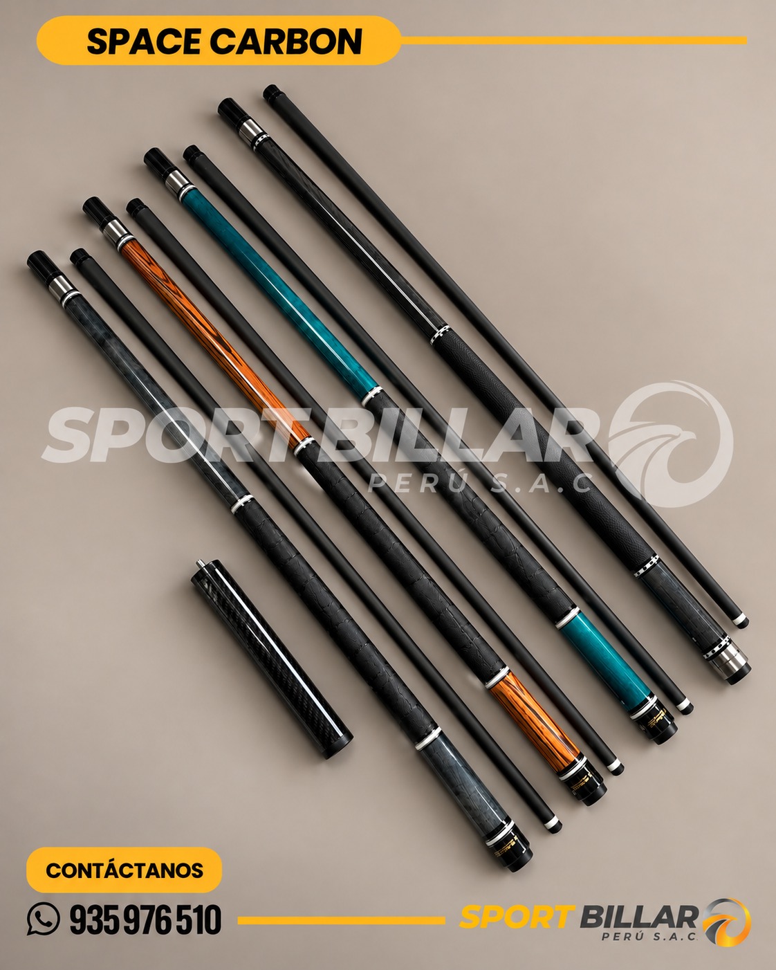 SPACE FIBRA DE CARBONO + EXTENSION